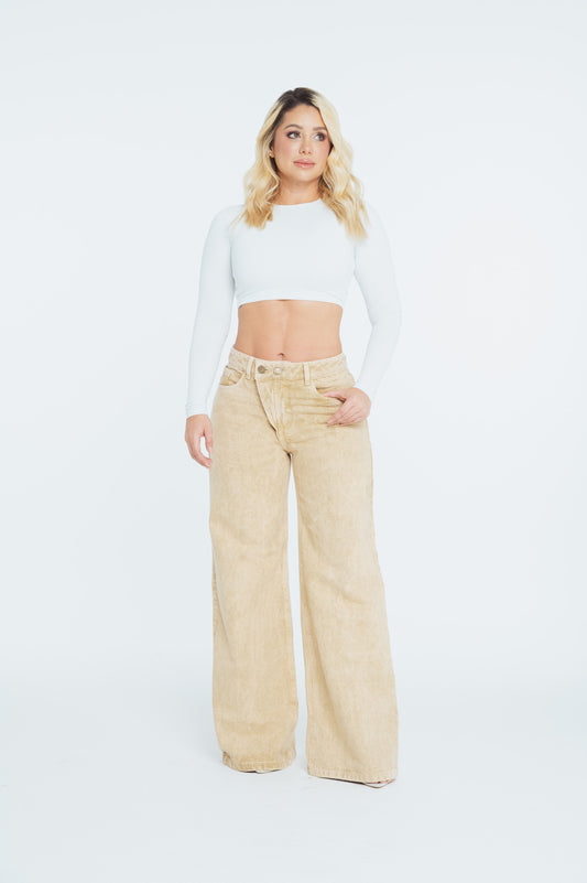 Jeans Palazzo Camel Ref 10019
