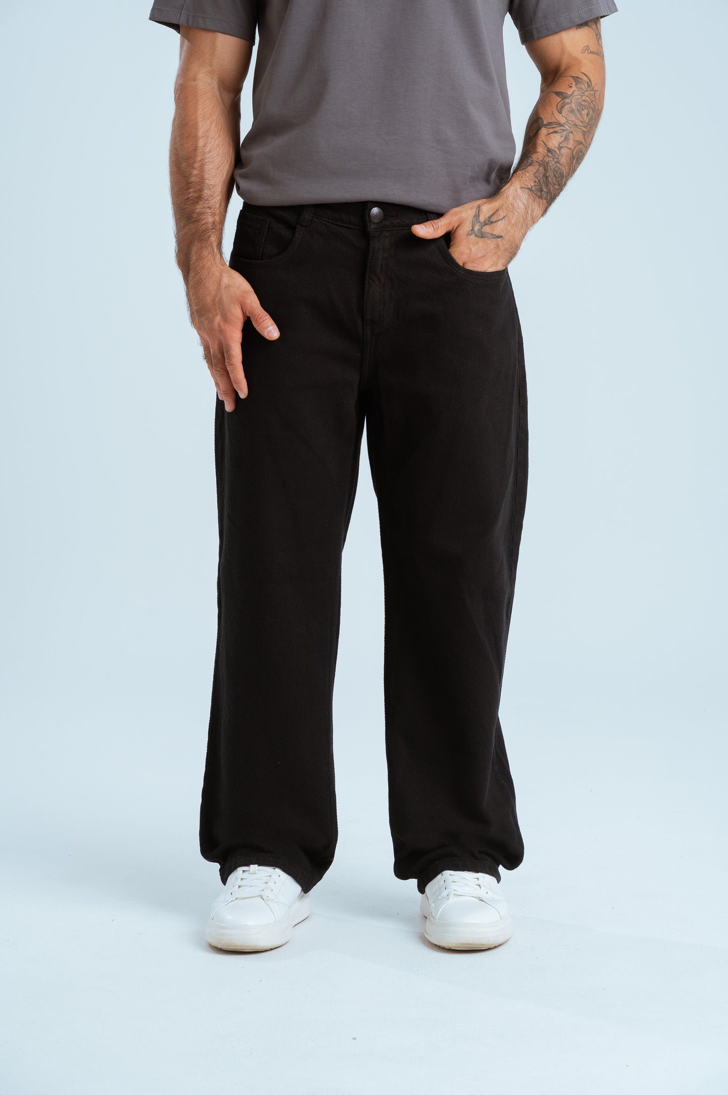 Straight Jeans Negro Ref 7482