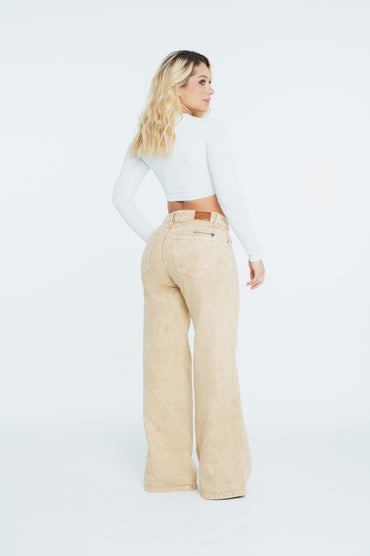 Jeans Palazzo Camel Ref 10019