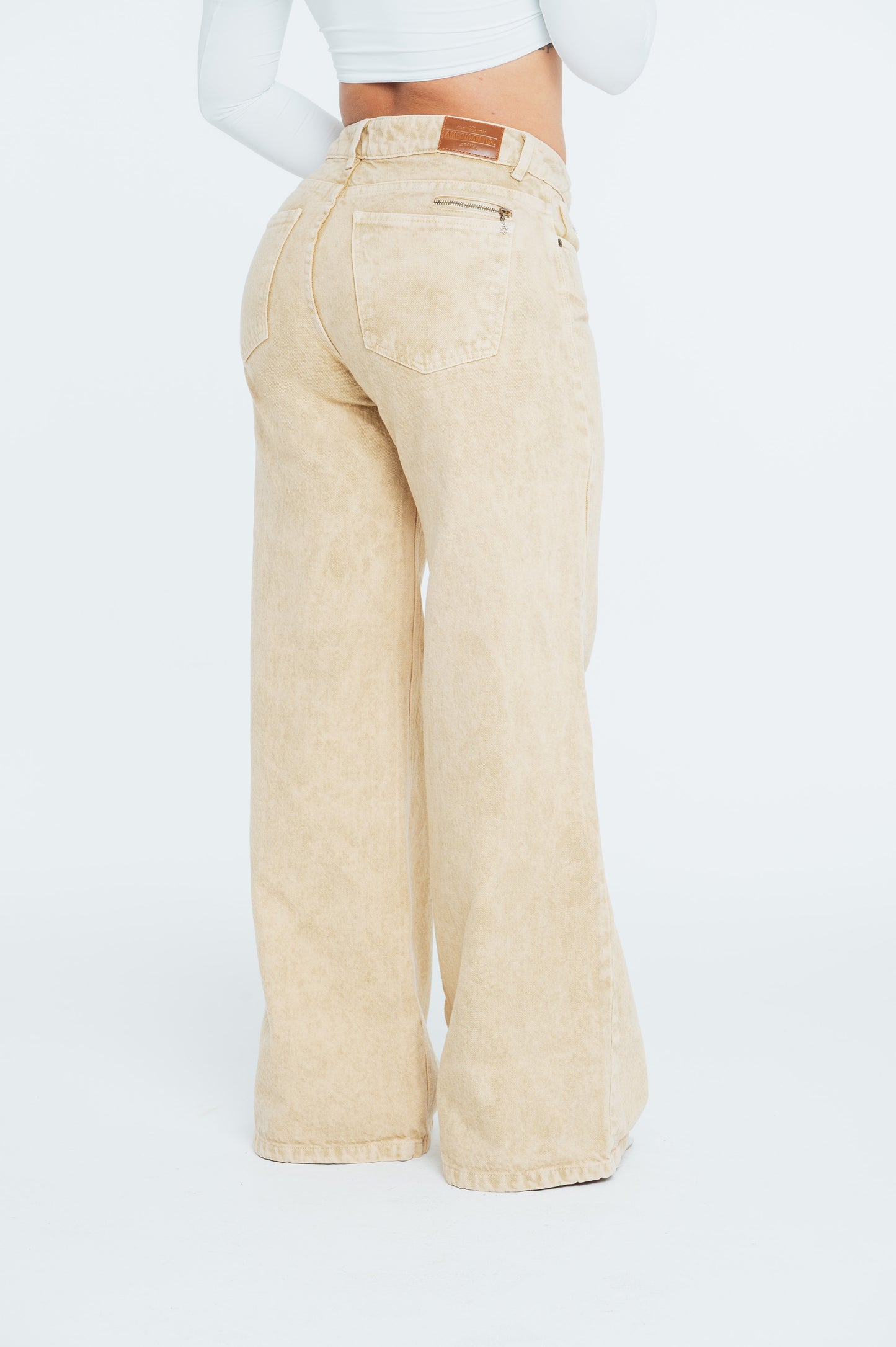 Jeans Palazzo Camel Ref 10019