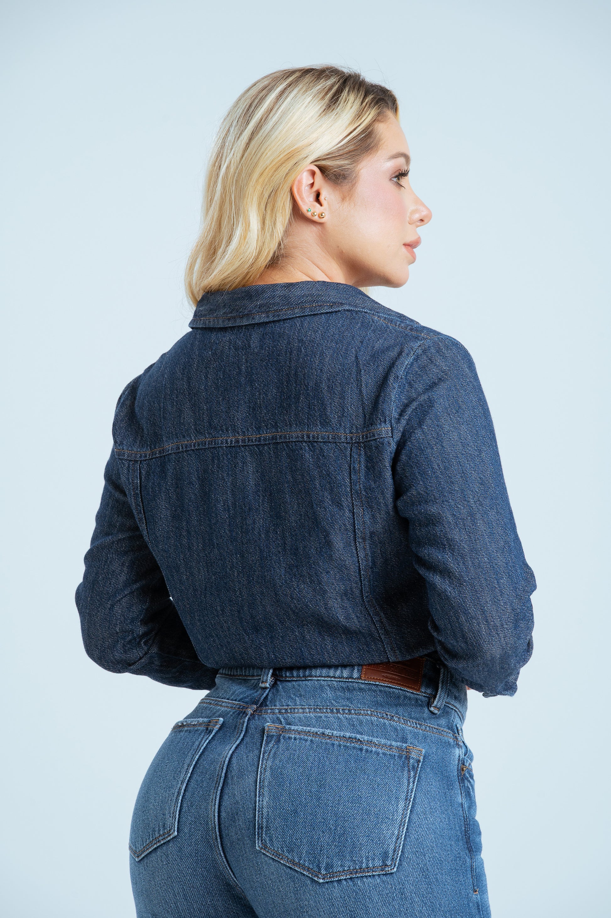 Camisera Denim Liviano Ref 10040