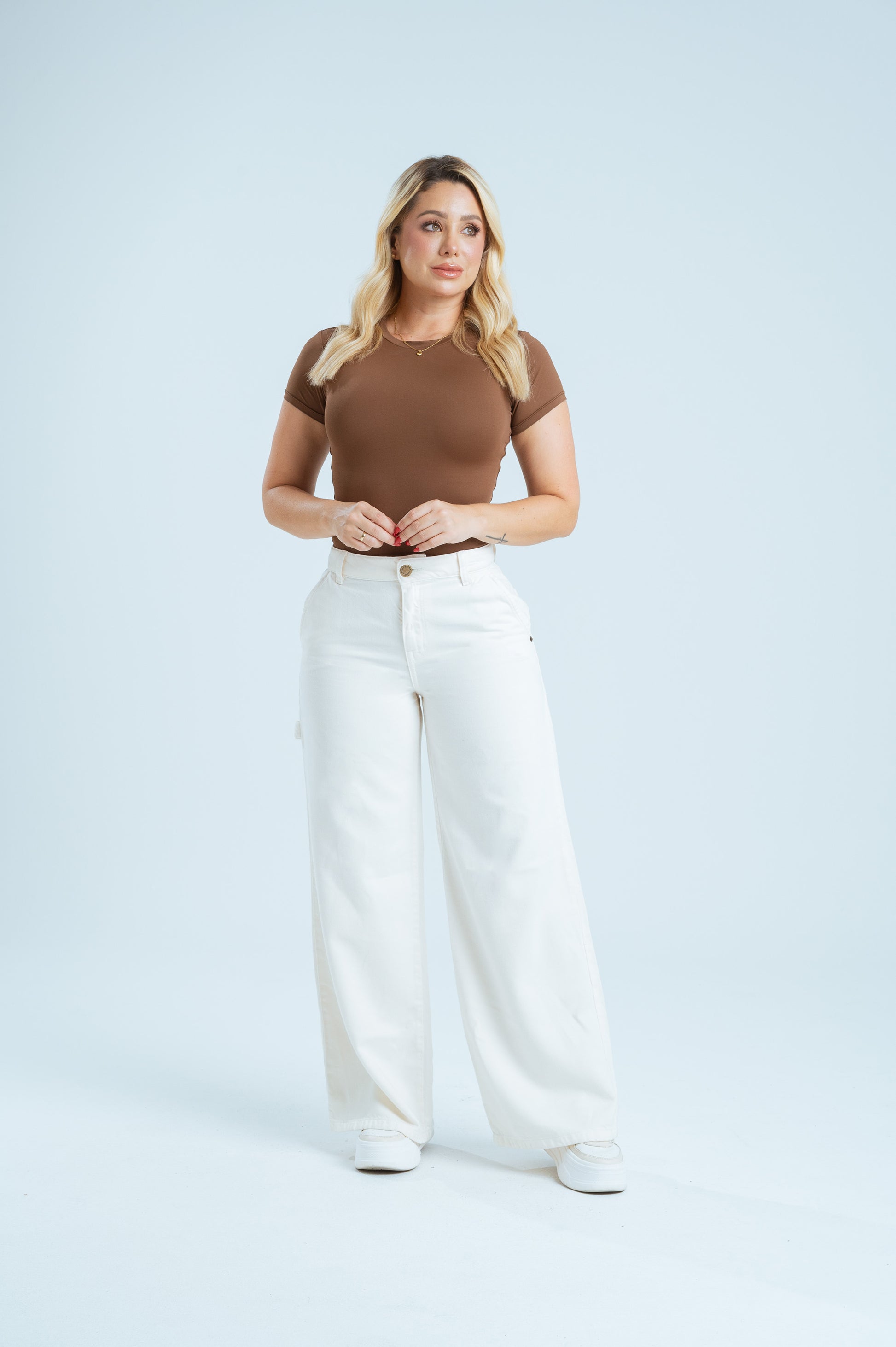 Pantalon Blanco Ref 10039
