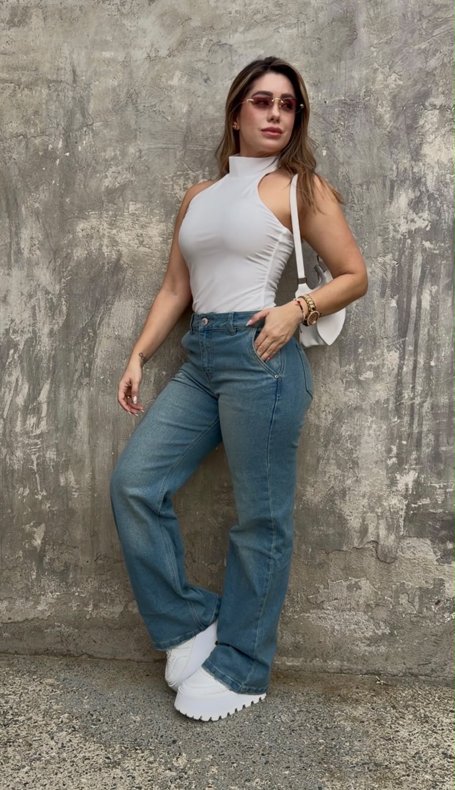 Wide Leg Jeans Ref 10044