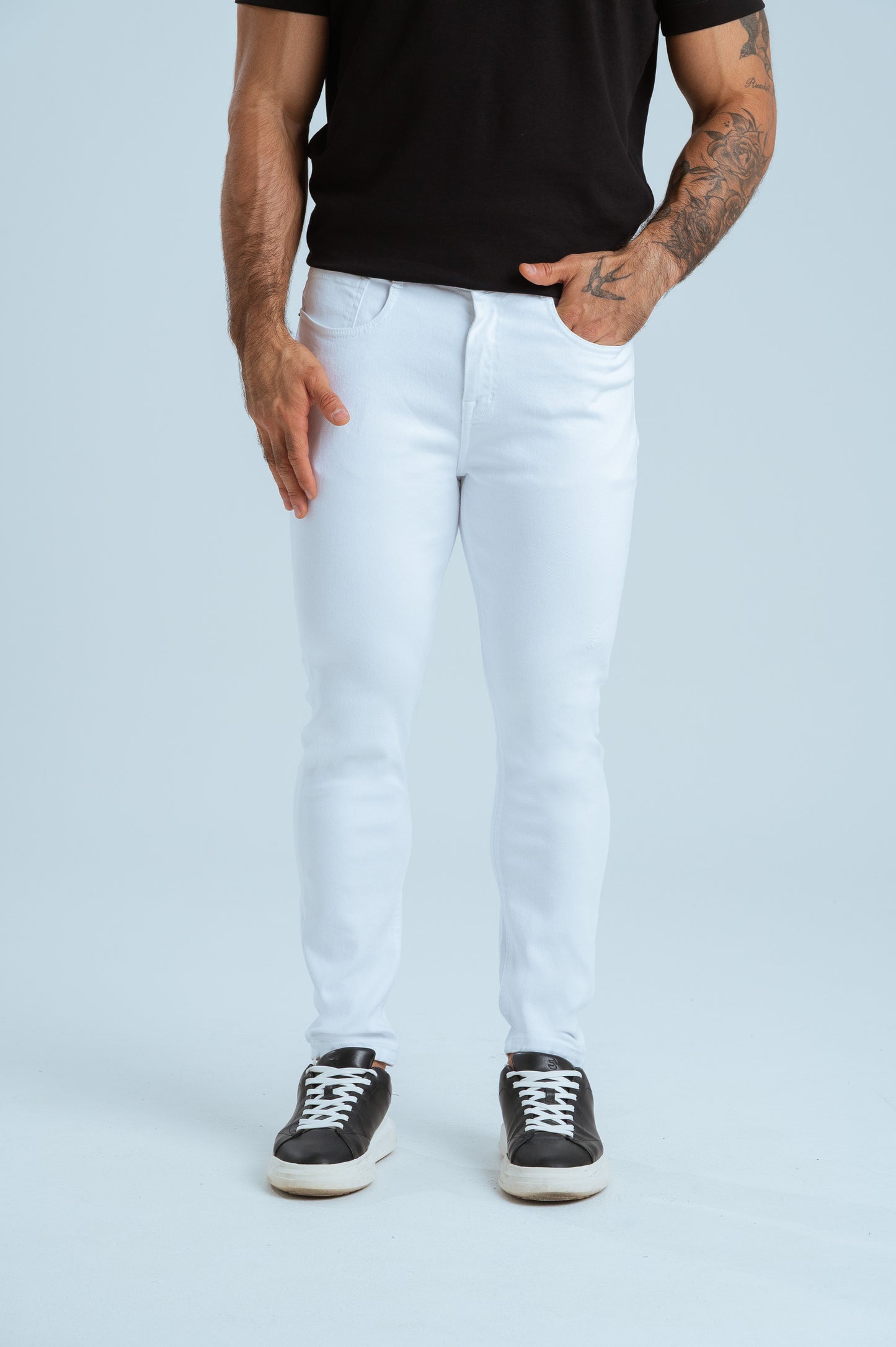Skinny Jeans White Ref 7477