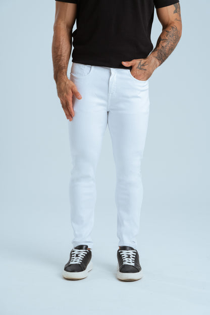 Skinny Jeans White Ref 7477