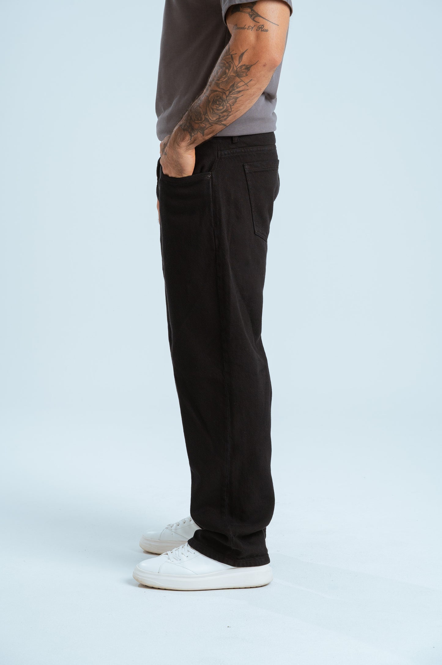 Straight Jeans Negro Ref 7482
