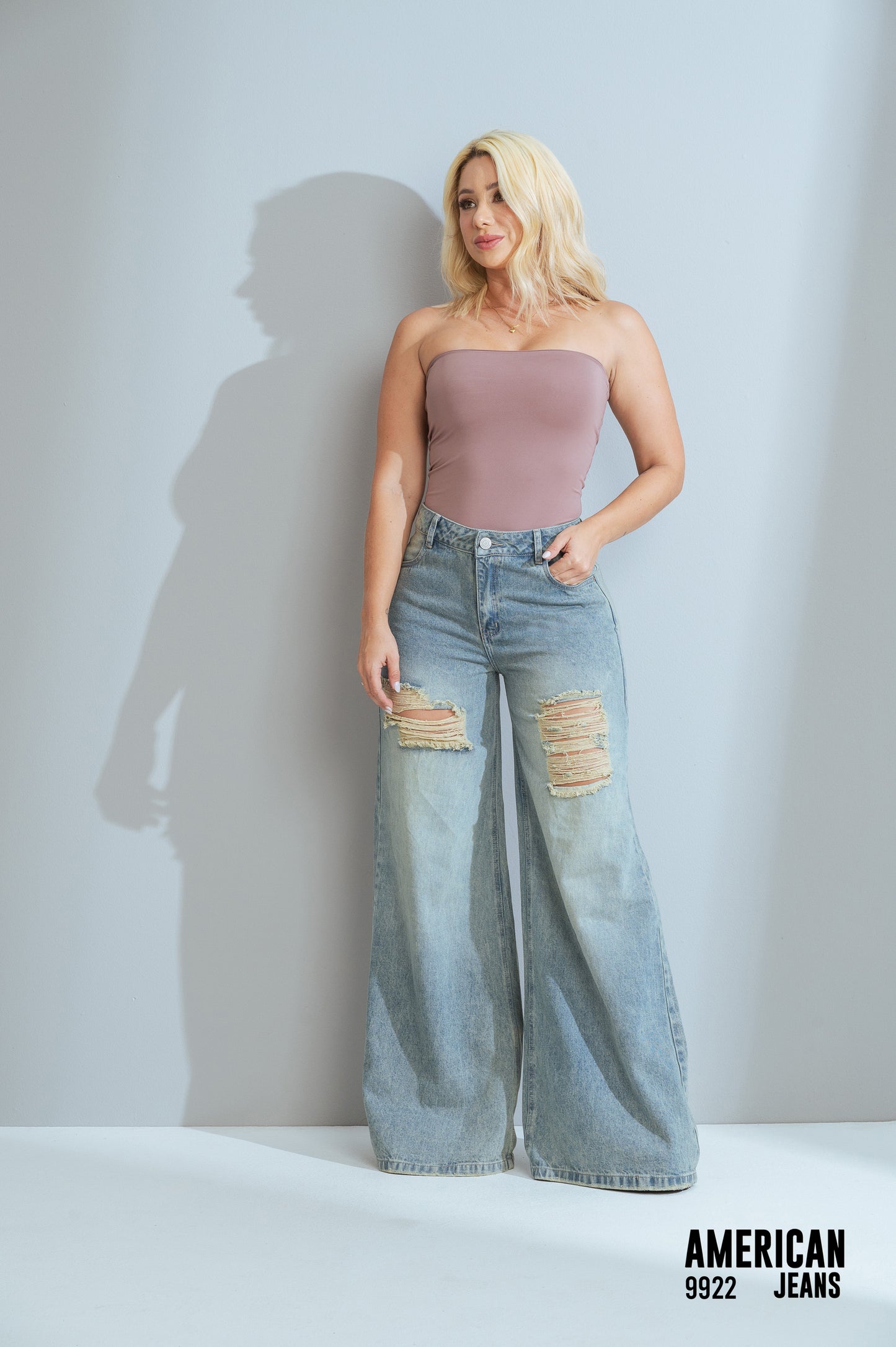 Jeans Palazzo Ref 9922