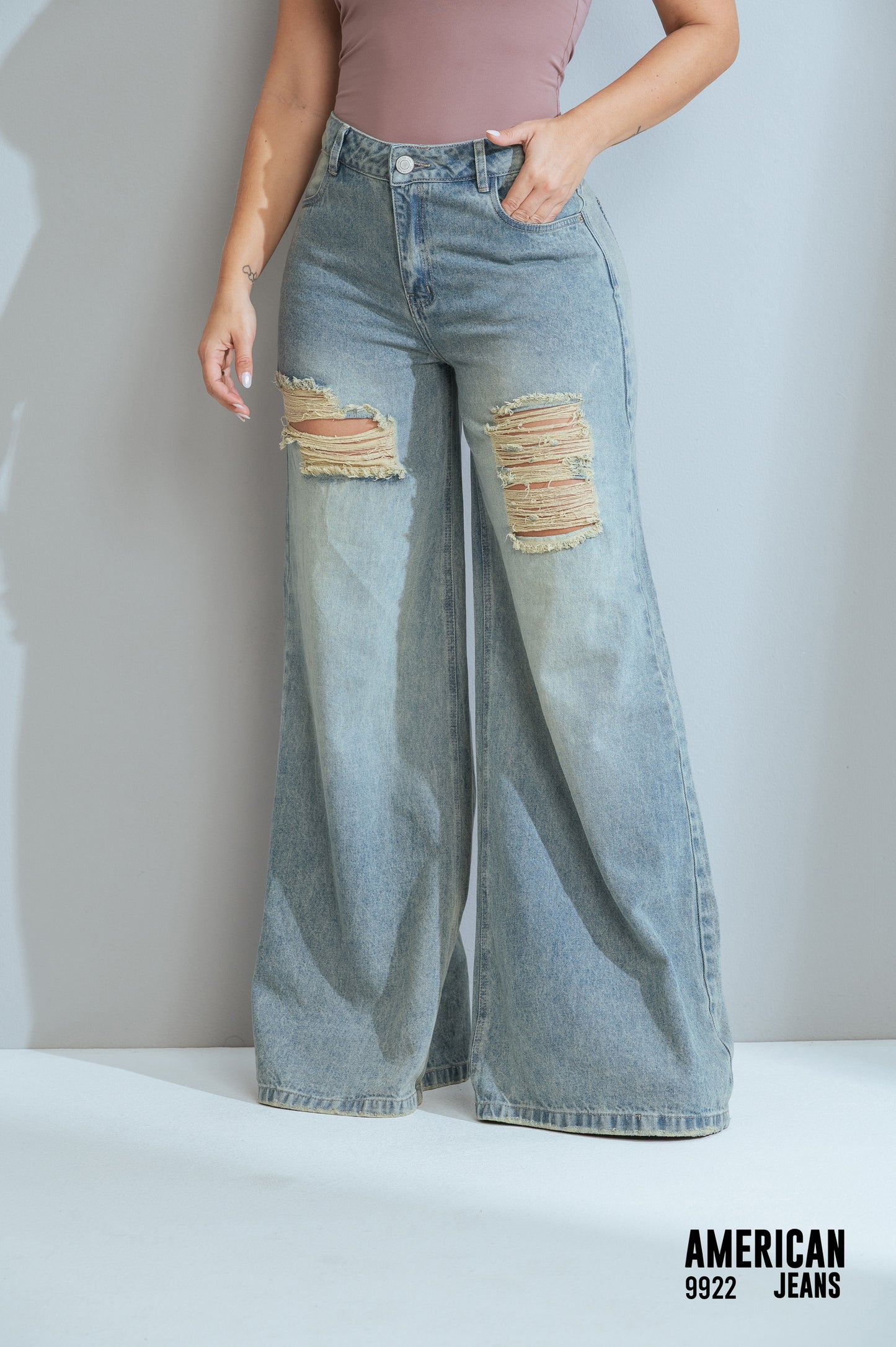 Jeans Palazzo Ref 9922