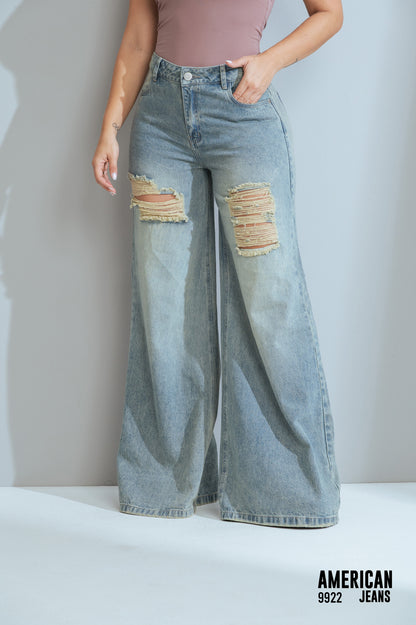 Jeans Palazzo Ref 9922