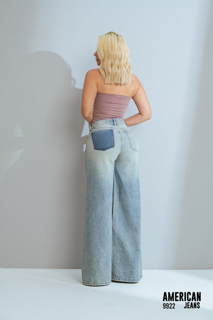 Jeans Palazzo Ref 9922