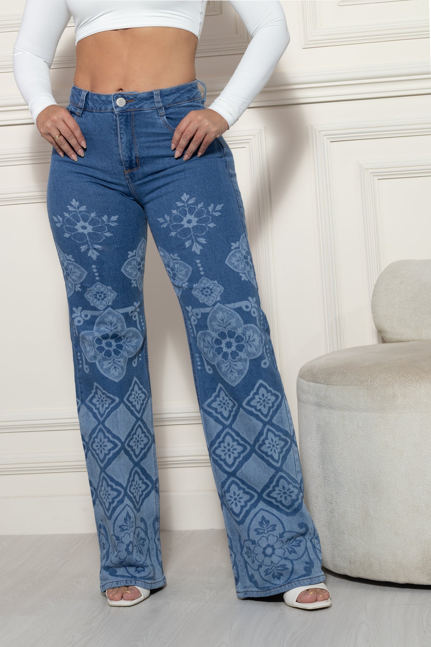 JEANS PALAZZO 9955