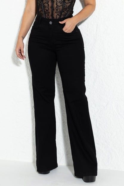 JEANS CAMPANA NEGRO REF 9990