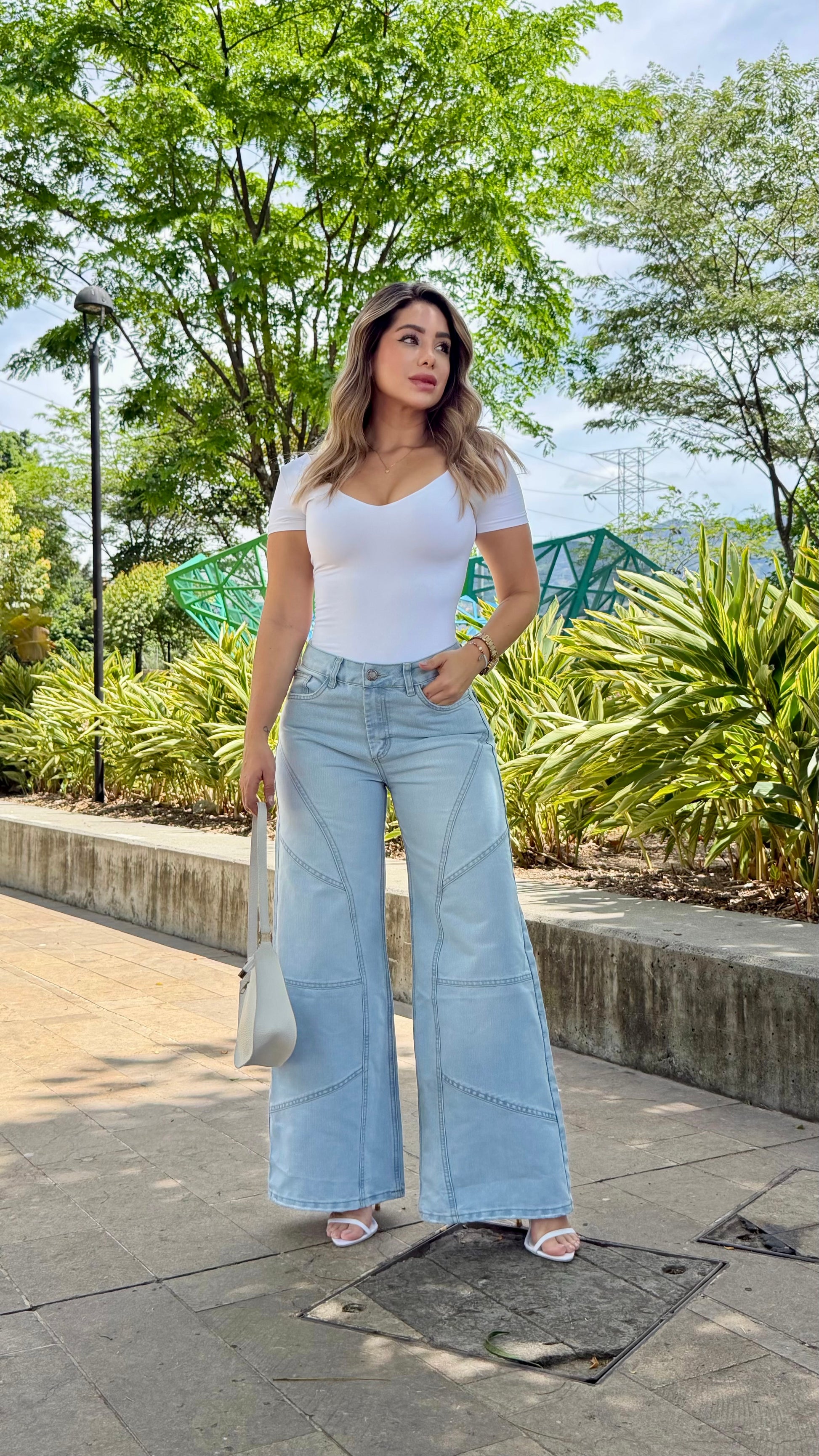 Jeans Palazzo Ref 10036