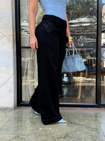 JEANS PALAZZO NEGRO REF 10006