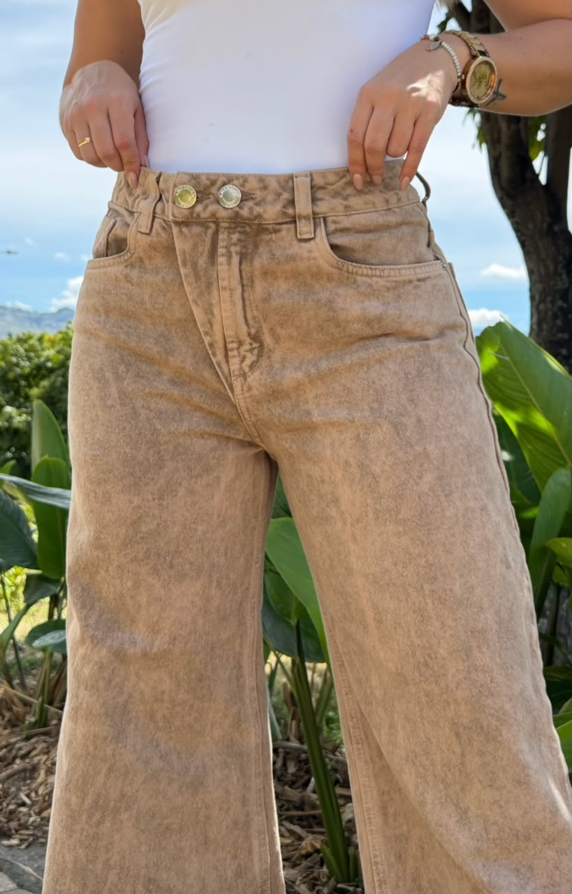 Jeans Palazzo Camel Ref 10019