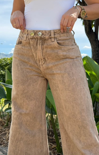 Jeans Palazzo Camel Ref 10019